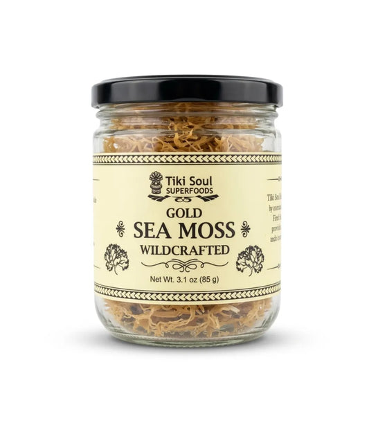 Gold Sea Moss (Wildcrafted) - Musgo Marino 85 gr. - 3.1 oz. - TIKI SOUL