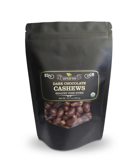 Semillas de Marañon Organicas con Chocolate 300 gr - Organic Dark Chocolate Cashew 10.7 Oz
